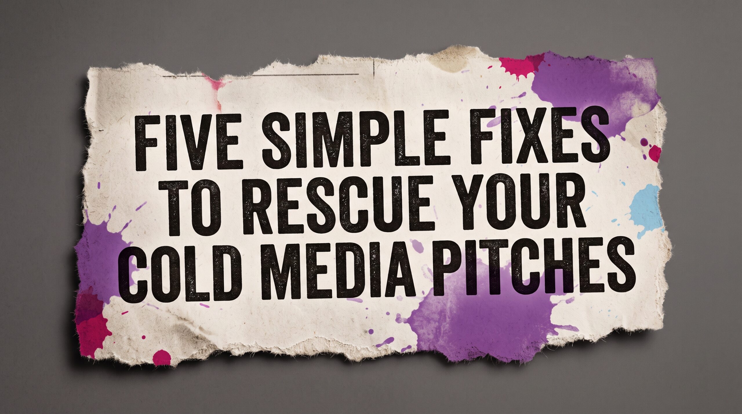 Five Fixes That Rescue Cold Media Pitches, From an Editor Who Reads Dozens a Day